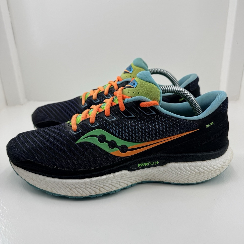 Saucony Triumph 18 Mens Size 8.5 Cobalt Storm PWRRUN+ Running Shoes S20595-55 US